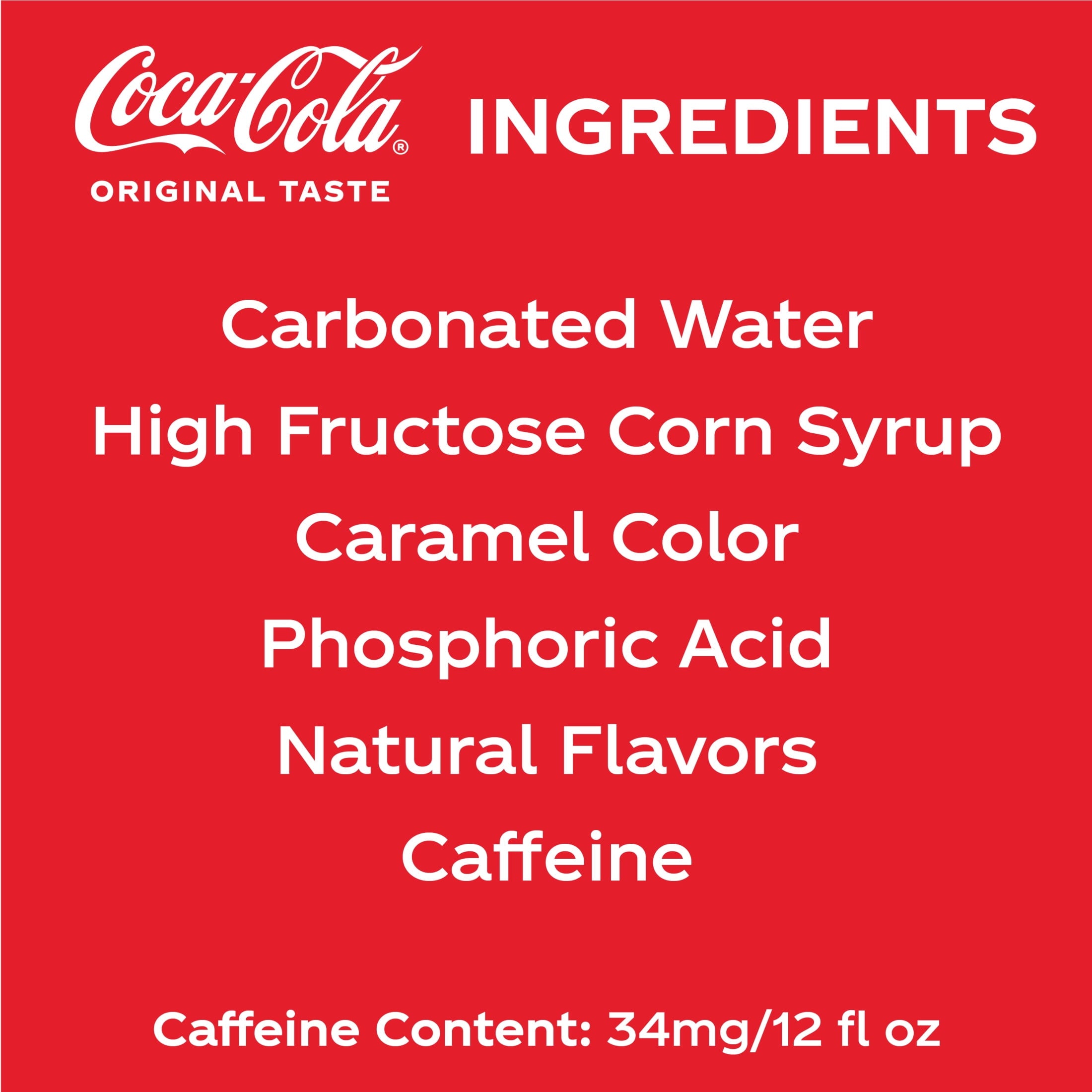 Coca-Cola Soda Pop Cans, 12 fl oz, 24 Pack — coffee and drinks product, view 10