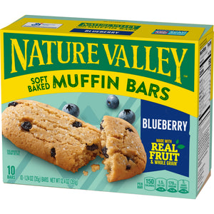 Nature Valley Soft Baked Muffin Bars, Blueberry, Snack Bars, 10 Bars, 12.4 oz — grocery product, view 3