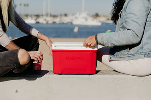 Igloo Small Cooler, 9 Quart Laguna Ice Chest, 13 Can Capacity, Red — sports and outdoor product, view 6