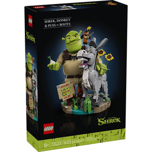 LEGO Shrek: Shrek, Donkey & Puss in Boots - Building Set for Adults, Ages 18+ - Movie Memorabilia - image 2 of 6