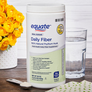 Equate Daily Fiber Powder, 29 oz, Unflavored, Compare to Metamucil 4-in-1 Multihealth Fiber — supplement pack, view 2