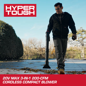 Hyper Tough 20V Max Compact Leaf Blower - image 3 of 6