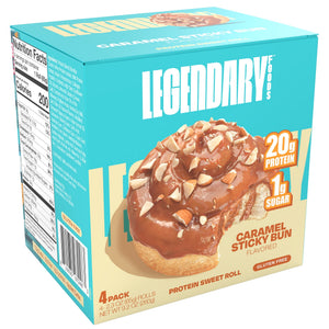 Legendary Foods-Protein Sweet Roll-Caramel Sticky Bun 9.2oz/ 4ct — grocery product, view 10