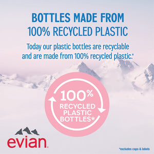 evian Natural Spring Water, 16.9 fl oz, 6 Pack Bottles — coffee and drinks product, view 7
