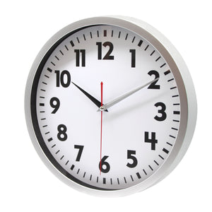 Mainstays 12\" Quartz Modern Indoor Schoolhouse Clock, Easy Read Dial — home and garden product, view 2