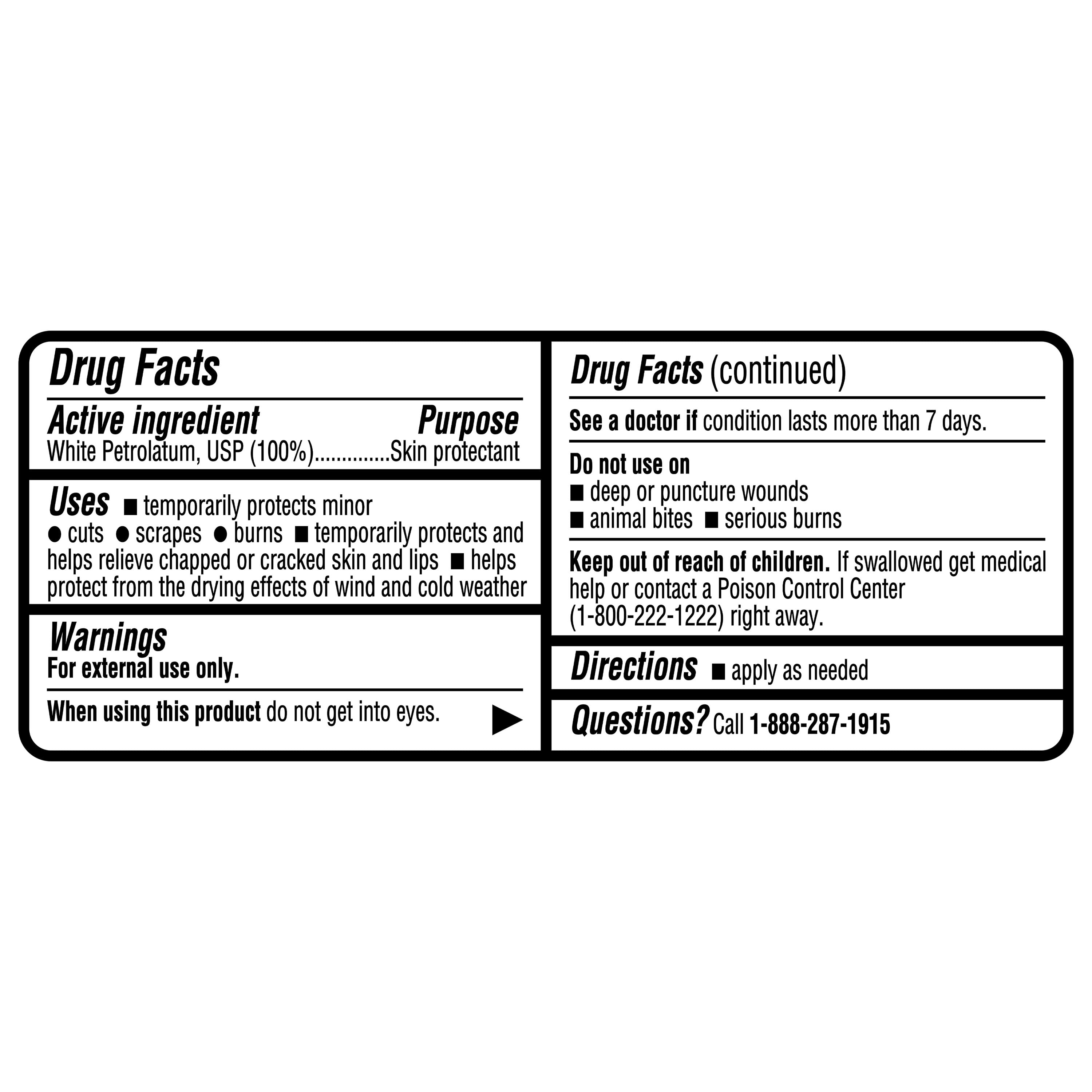 (3 pack) Equate Petroleum Jelly, Skin Protectant, 13 oz, Compare to Vaseline® — health and personal care product, view 8