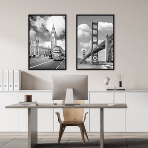 Mainstays 24x36 Black Flat Profile Wall Photo Frame — home and garden product, view 7