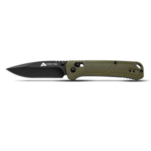 Ozark Trail 7.5 inch Folding Knife,D2 Blade,Ball Bearing,OD Green Handle — sports and outdoor product, view 4