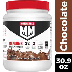 Muscle Milk Genuine Protein Powder, Chocolate, 1.93 Pound, 12 Servings — sports nutrition product, view 9