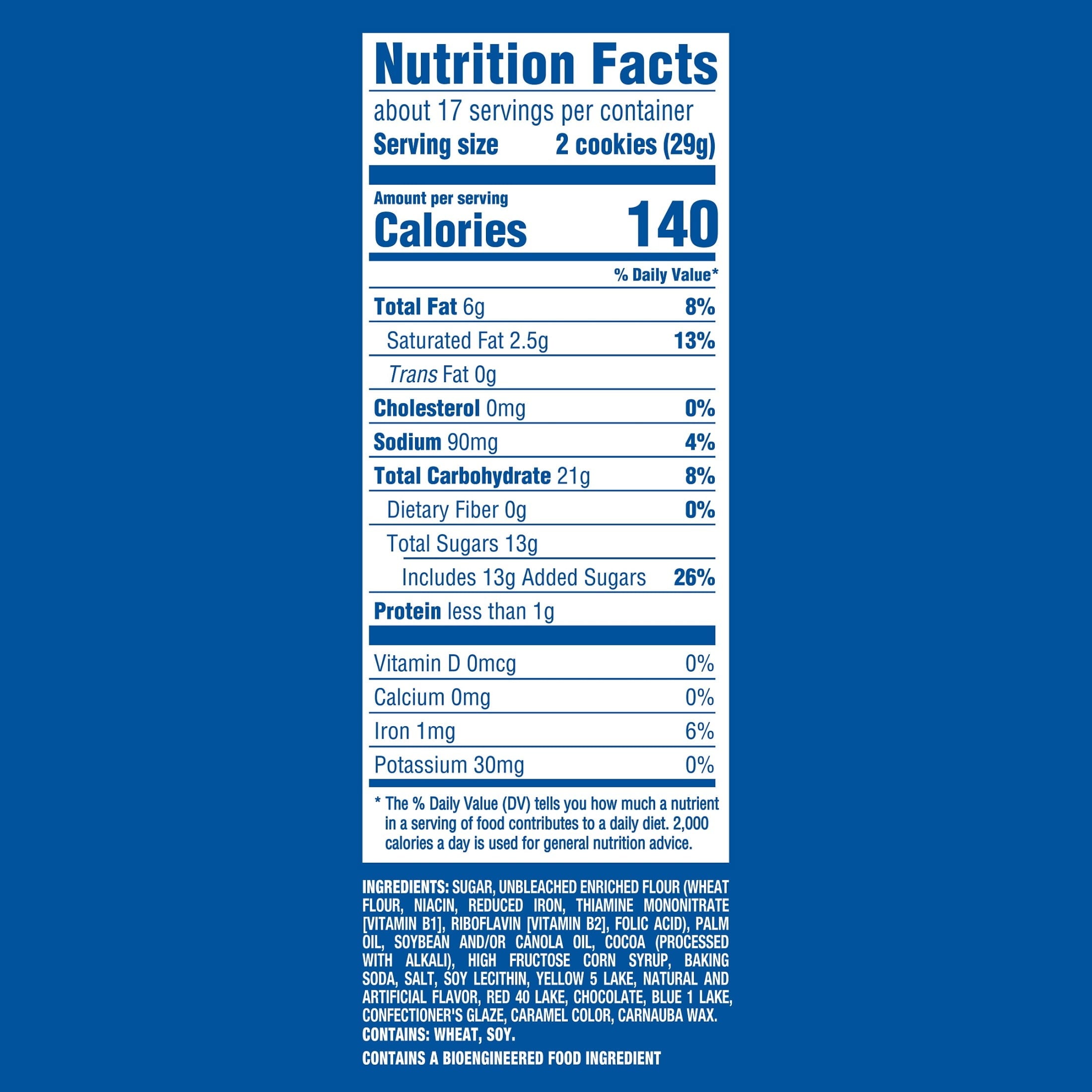 (3 pack) OREO Toffee Crunch Creme with Sugar Crystals Chocolate Sandwich Cookies, Family Size — grocery product, view 5