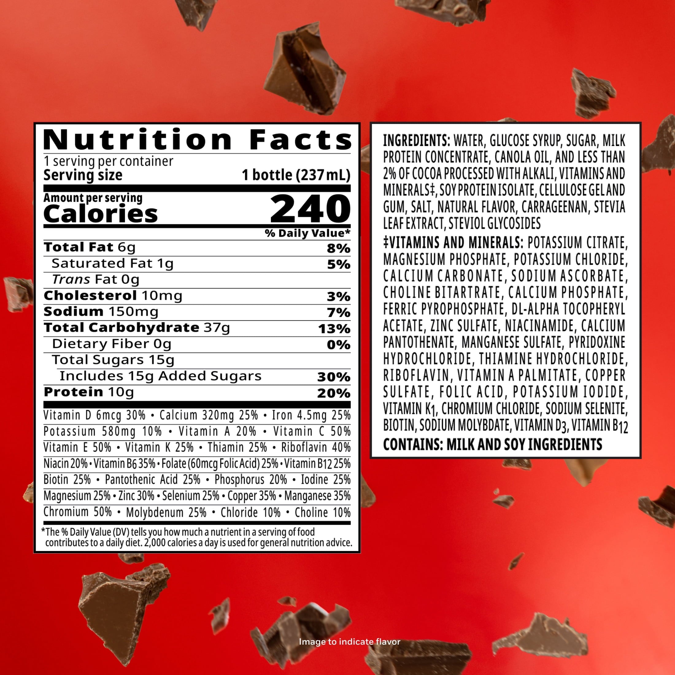 BOOST Original Balanced Nutritional Drink Protein Shakes, Rich Chocolate, 8 fl oz, 24 Pack — sports nutrition product, view 7