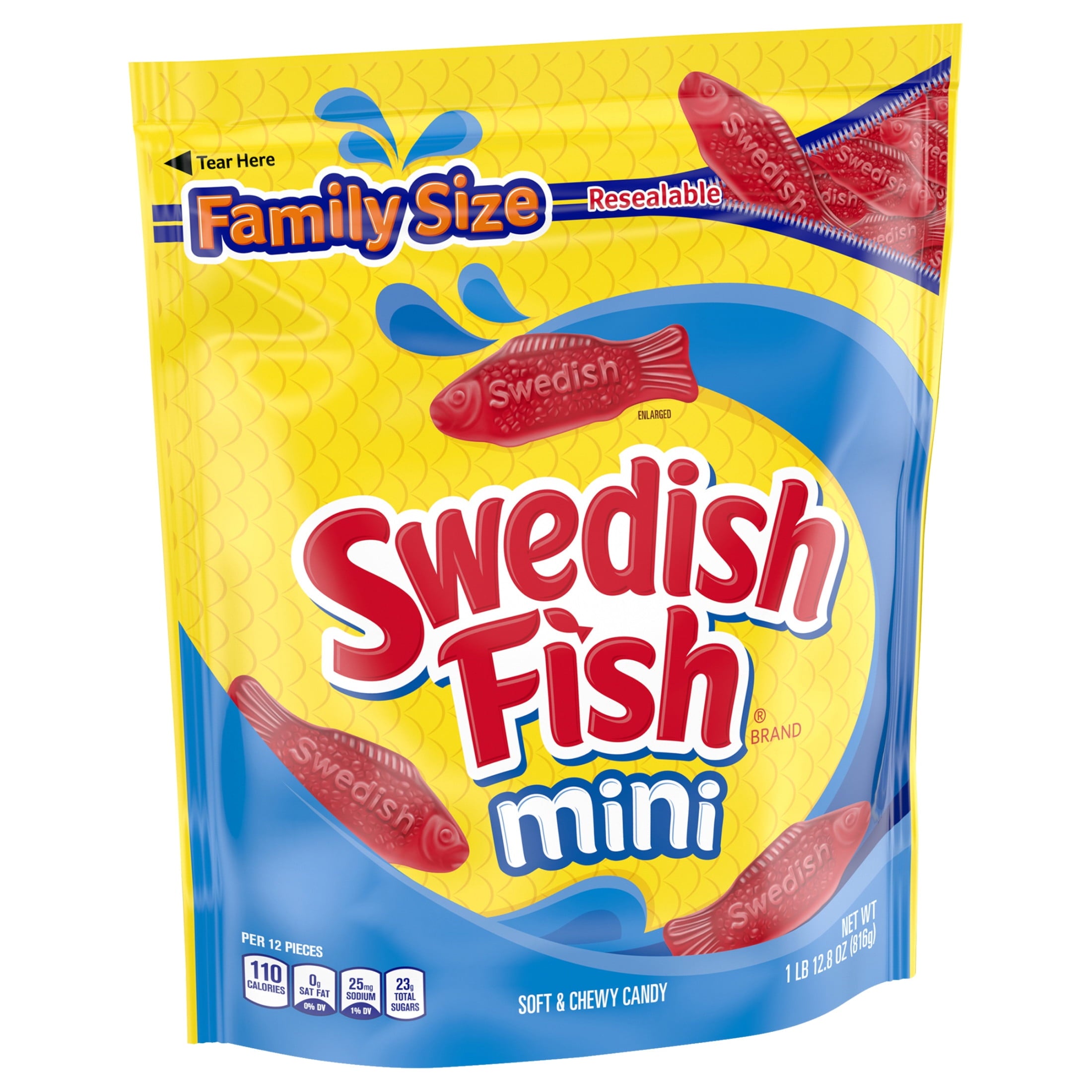 SWEDISH FISH Mini Soft & Chewy Gummy Candy, Family Size, Bulk Candy, 1.8 lb — grocery product, view 13