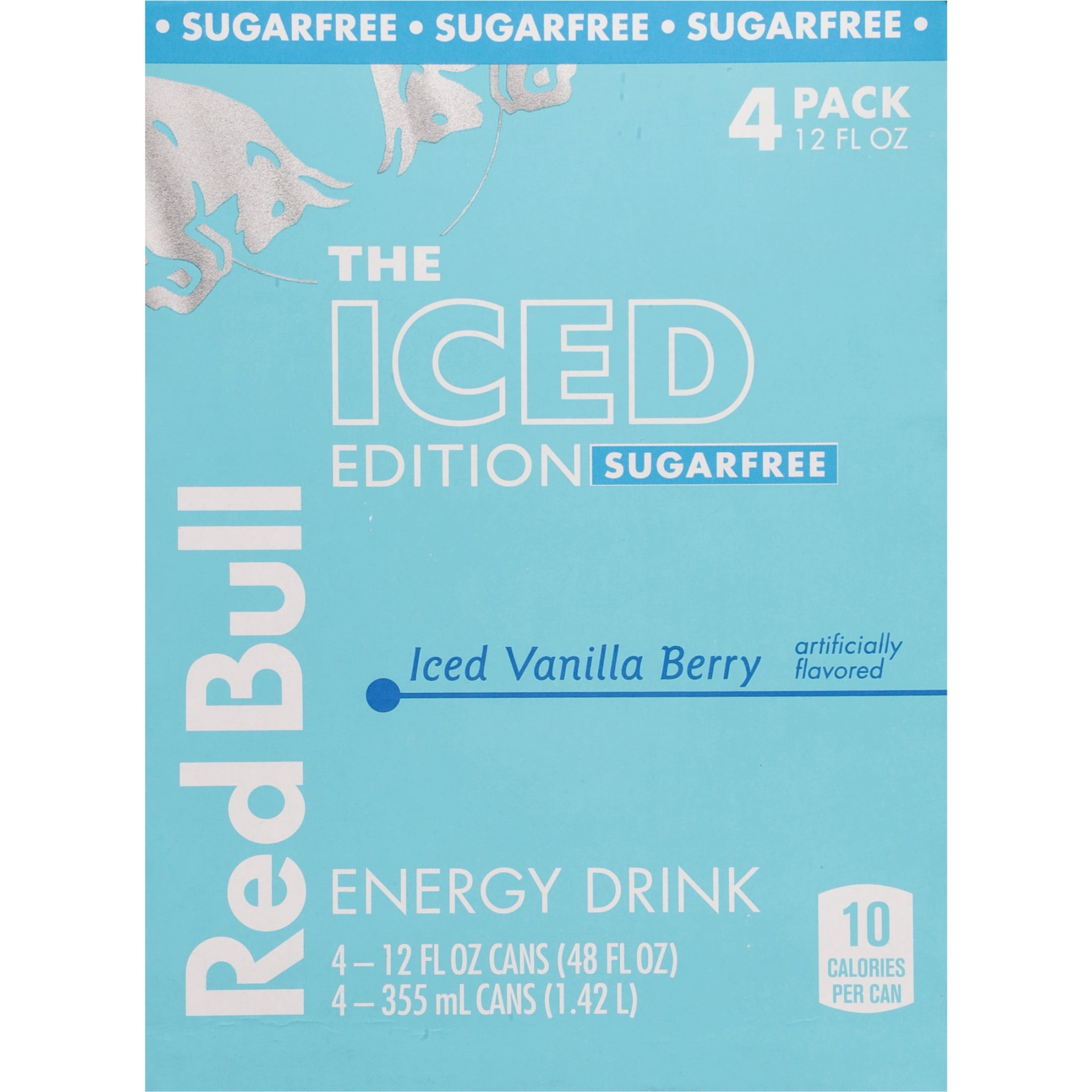 Red Bull Iced Edition Sugarfree Energy Drink, Iced Vanilla Berry, 12 fl. oz. — coffee and drinks product, view 13