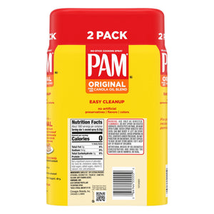 PAM Original Non-Stick Cooking Spray, Canola Oil Blend, Great for Air Fryer, Baking & Grilling — grocery product, view 8