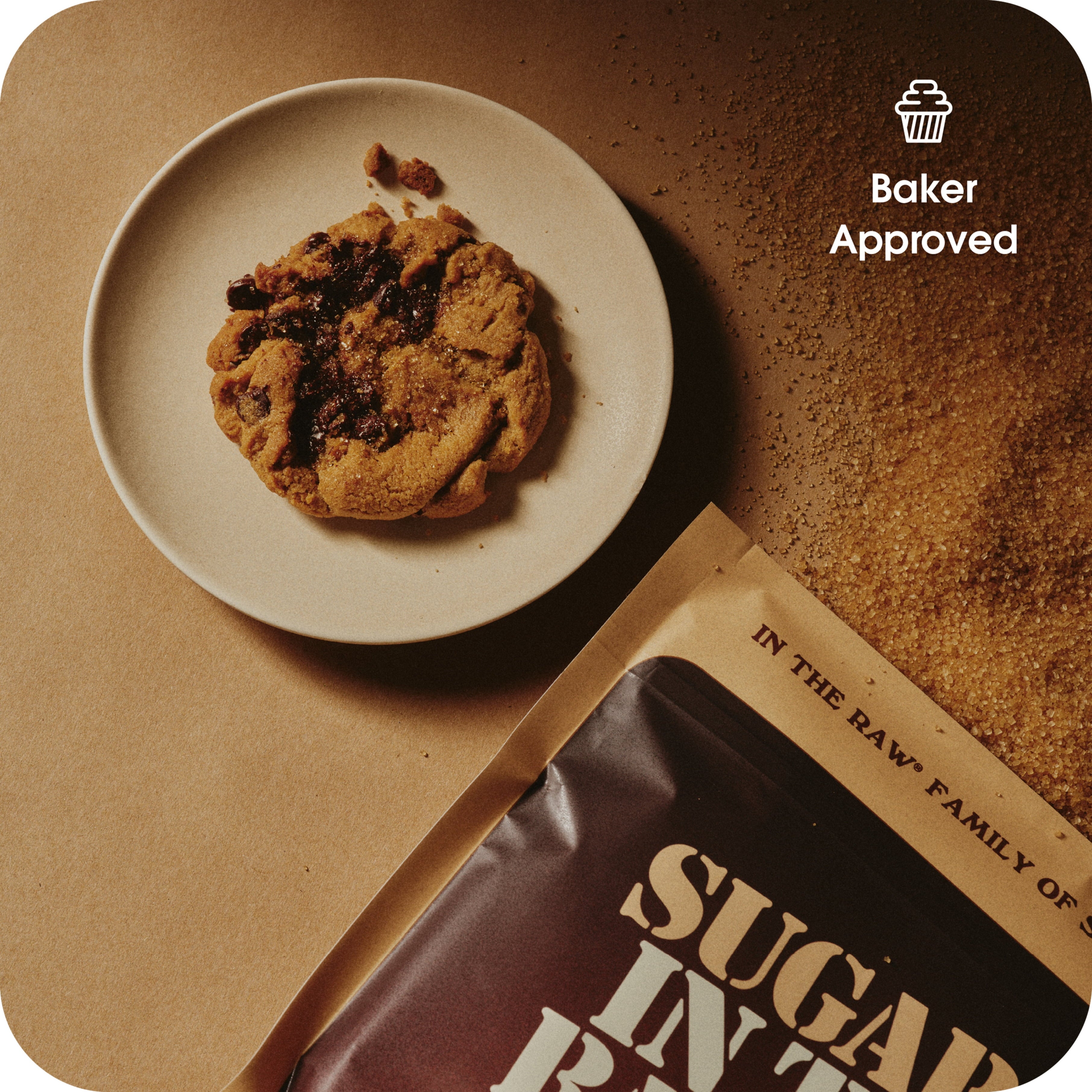 Sugar in The Raw Turbinado Cane Sugar for Baking, Coffee, and Cooking, 64 oz, Bag — coffee and drinks product, view 4