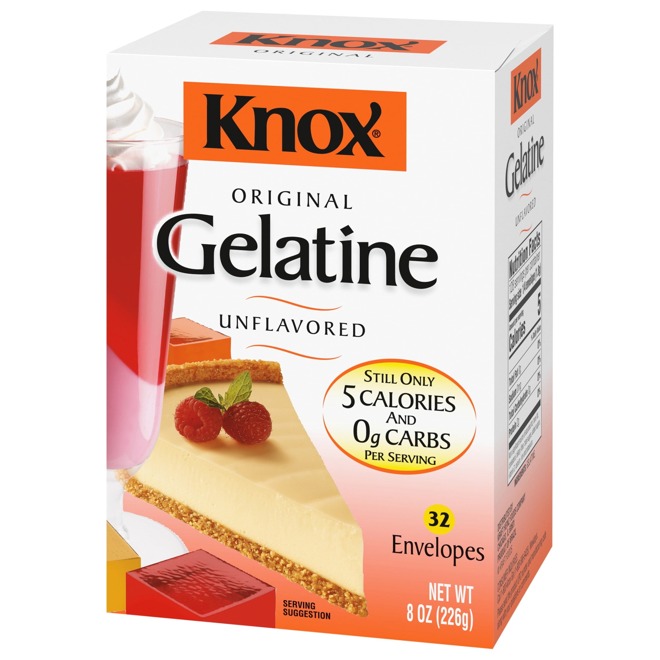Knox Original Unflavored Gelatin, 32 ct Packets — grocery product, view 4