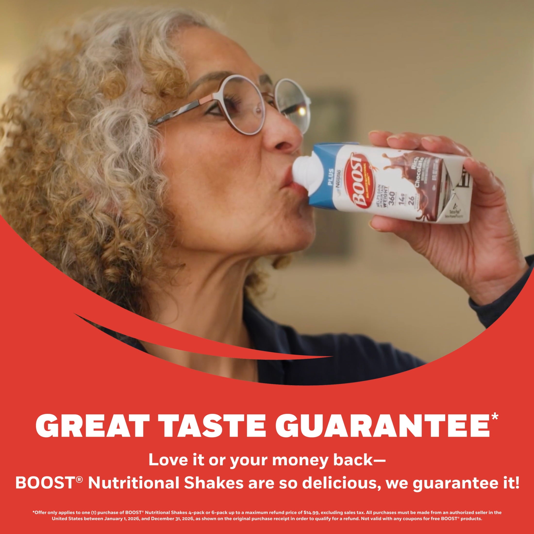 BOOST Plus Nutritional Drink Protein Shakes, Rich Chocolate, 8 fl oz, 12 Pack — sports nutrition product, view 6