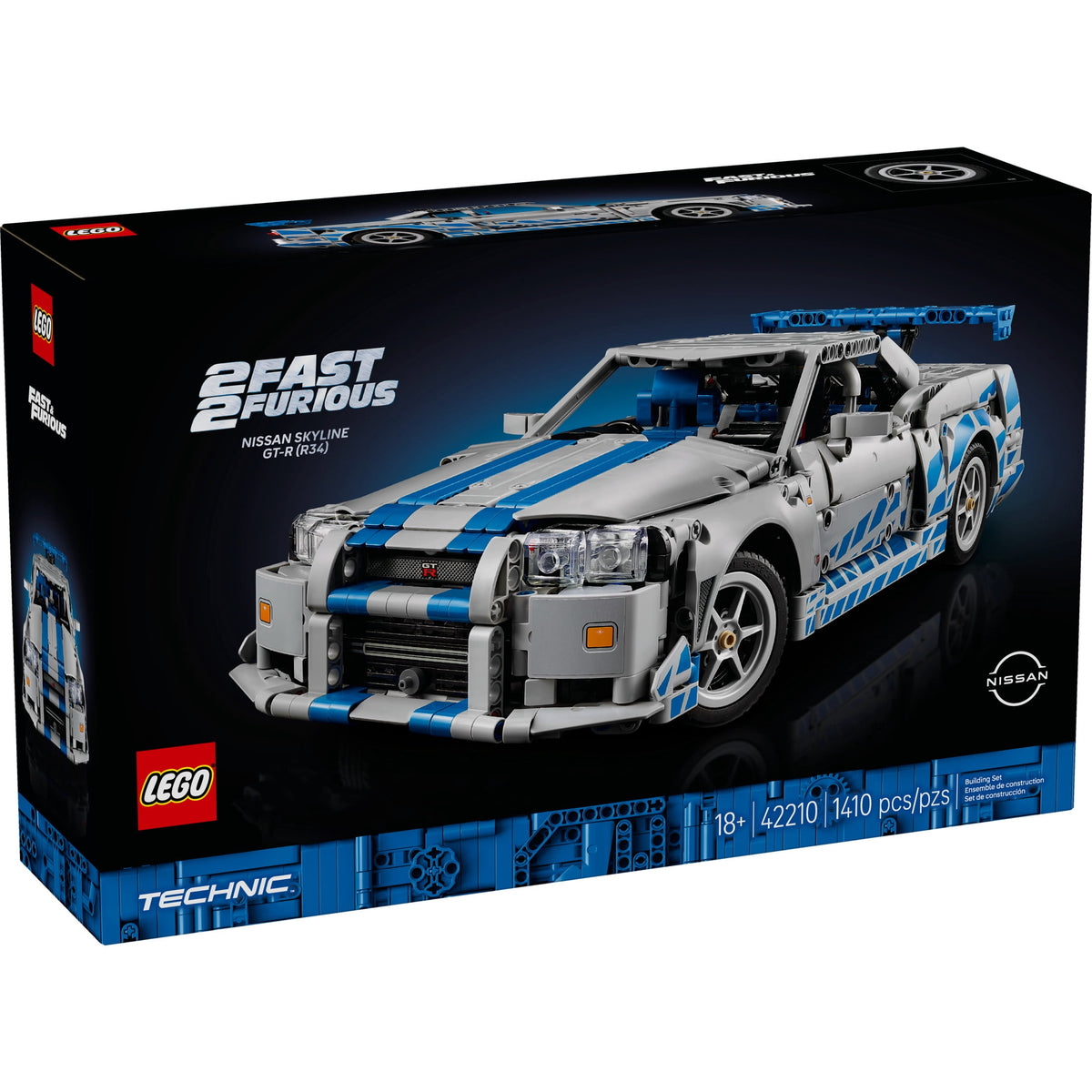 LEGO Technic 2 Fast 2 Furious Nissan Skyline GT-R (R34) Car - image 2 of 6