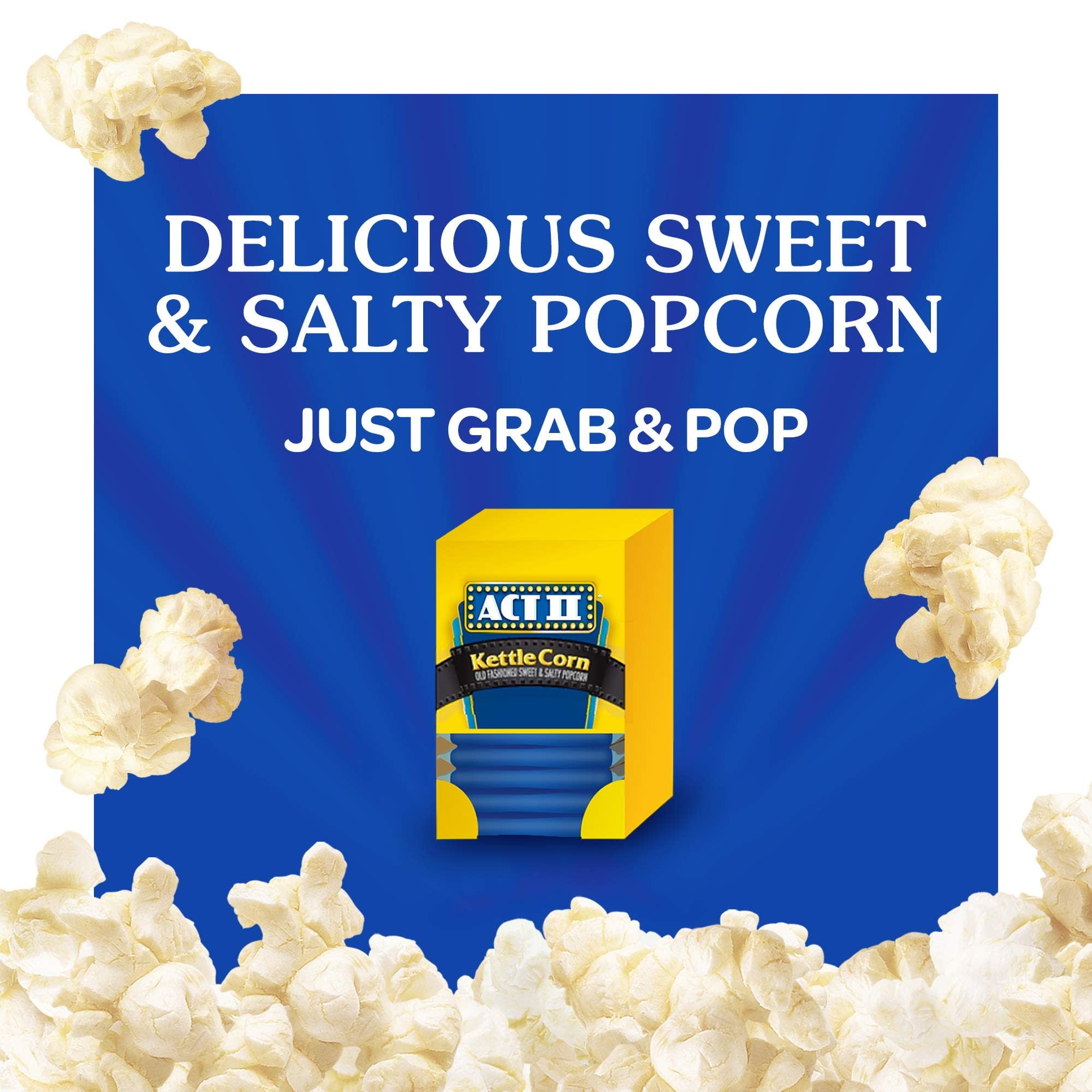 Act II Kettle Corn Microwave Popcorn, 2.75 oz., 18-Count Bags — grocery product, view 2