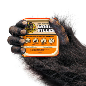 Gorilla All Purpose Wood Filler, Natural Finish, 16 Ounce Tub — home and garden product, view 2