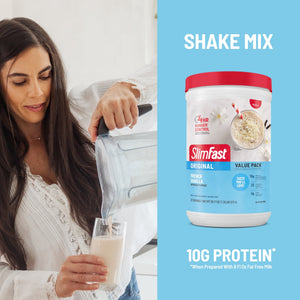 SlimFast Original French Vanilla Meal Replacement Shake Mix, 10g Protein, 22 Servings — sports nutrition product, view 4