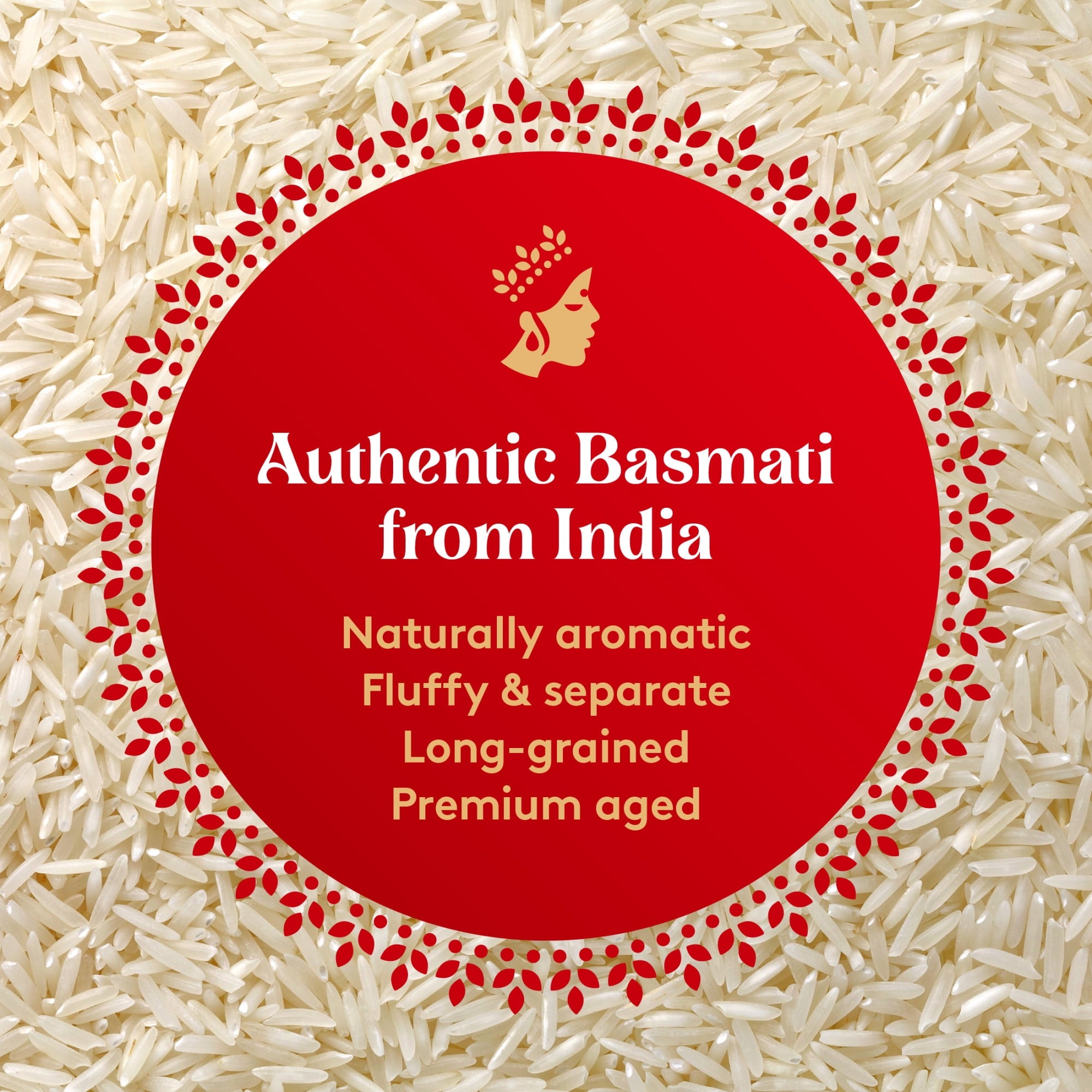 Authentic Royal Naturally Aged Indian White Basmati Rice, Long-Grain, Gluten-free - 20 lb. Bag — grocery product, view 7