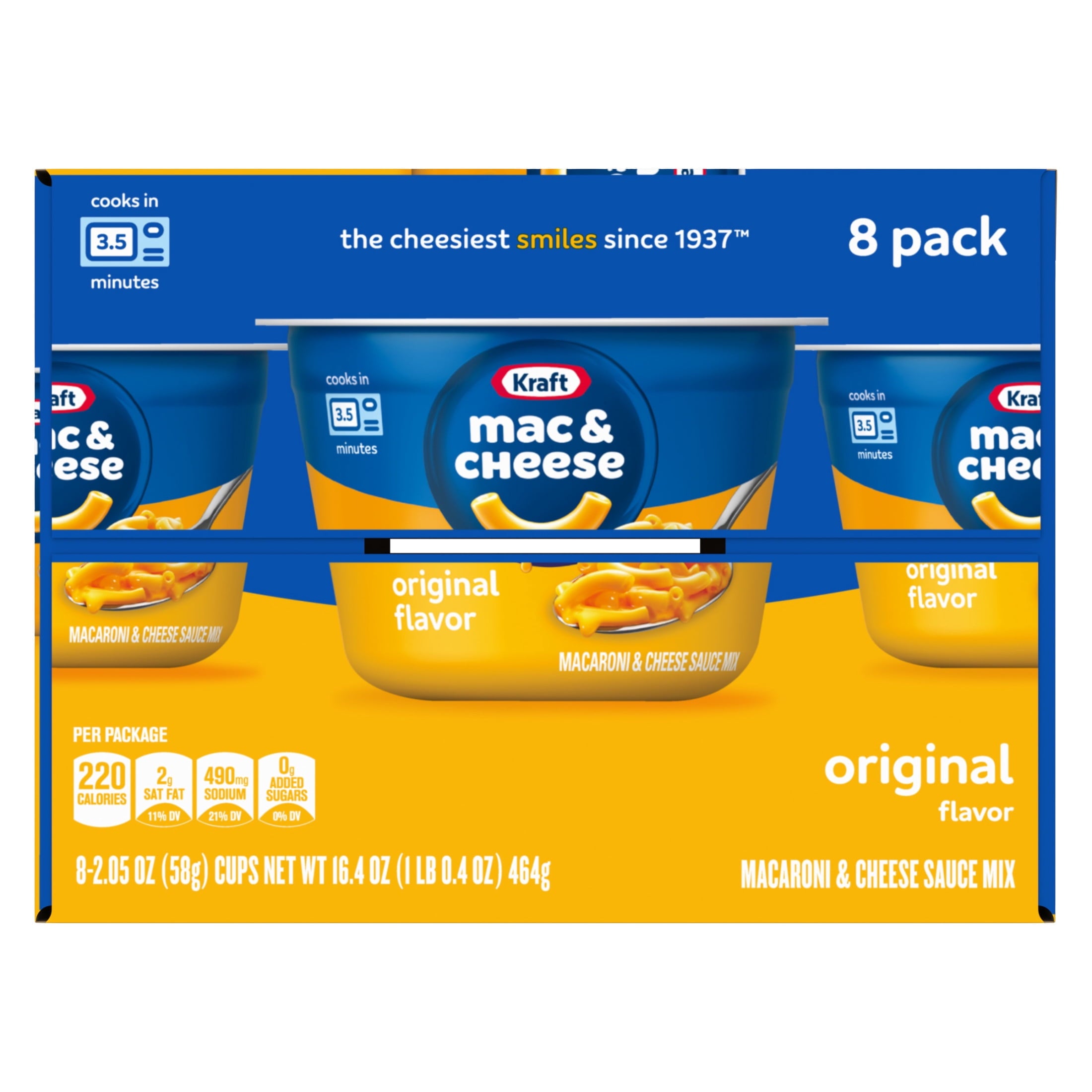 Kraft Mac and Cheese, 8 Cups, for Easy Dinner or Dinner Sides, Original Flavor — grocery product, view 13