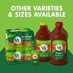 V8 Original 100% Vegetable Juice, 5.5 fl oz Can, 8 Count — coffee and drinks product, view 7