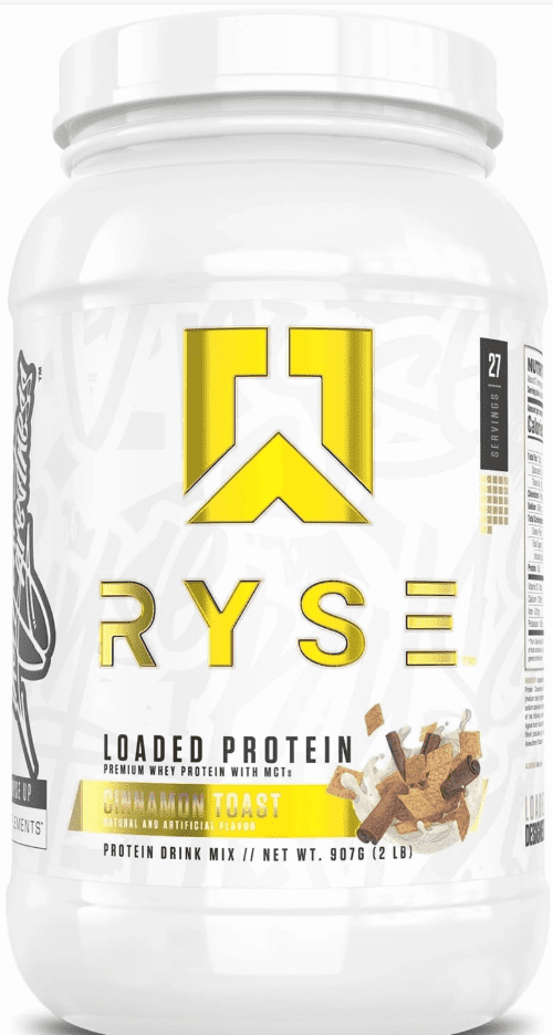 RYSE Loaded Protein Powder - Cinnamon Toast - 20 Servings — sports nutrition product, view 3