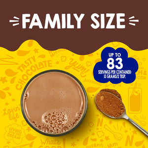 Nestle Nesquik Chocolate Flavor Powder Stir In Drink Mix Canister, 38 oz Canister — coffee and drinks product, view 5