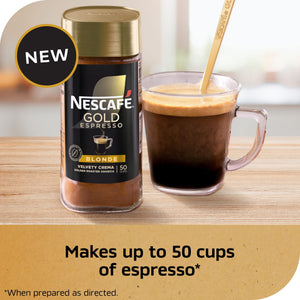 Nescafé Gold Espresso Blonde, Instant Coffee, 3.5 oz — coffee and drinks product, view 2