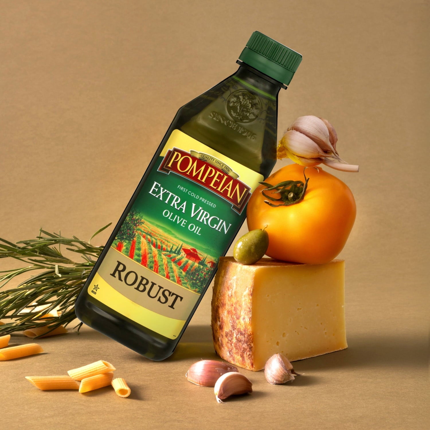 Pompeian Robust Extra Virgin Olive Oil - 68 fl oz — grocery product, view 7
