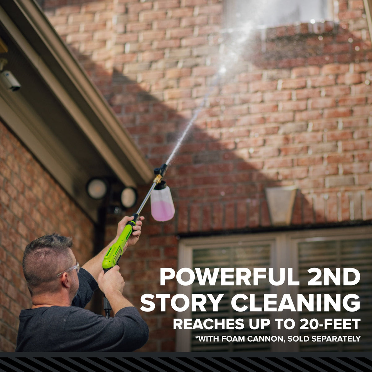Greenworks Hybrid 60V 3000 PSI at 2.0 GPM Electric Pressure Washer 5128202T - image 5 of 6