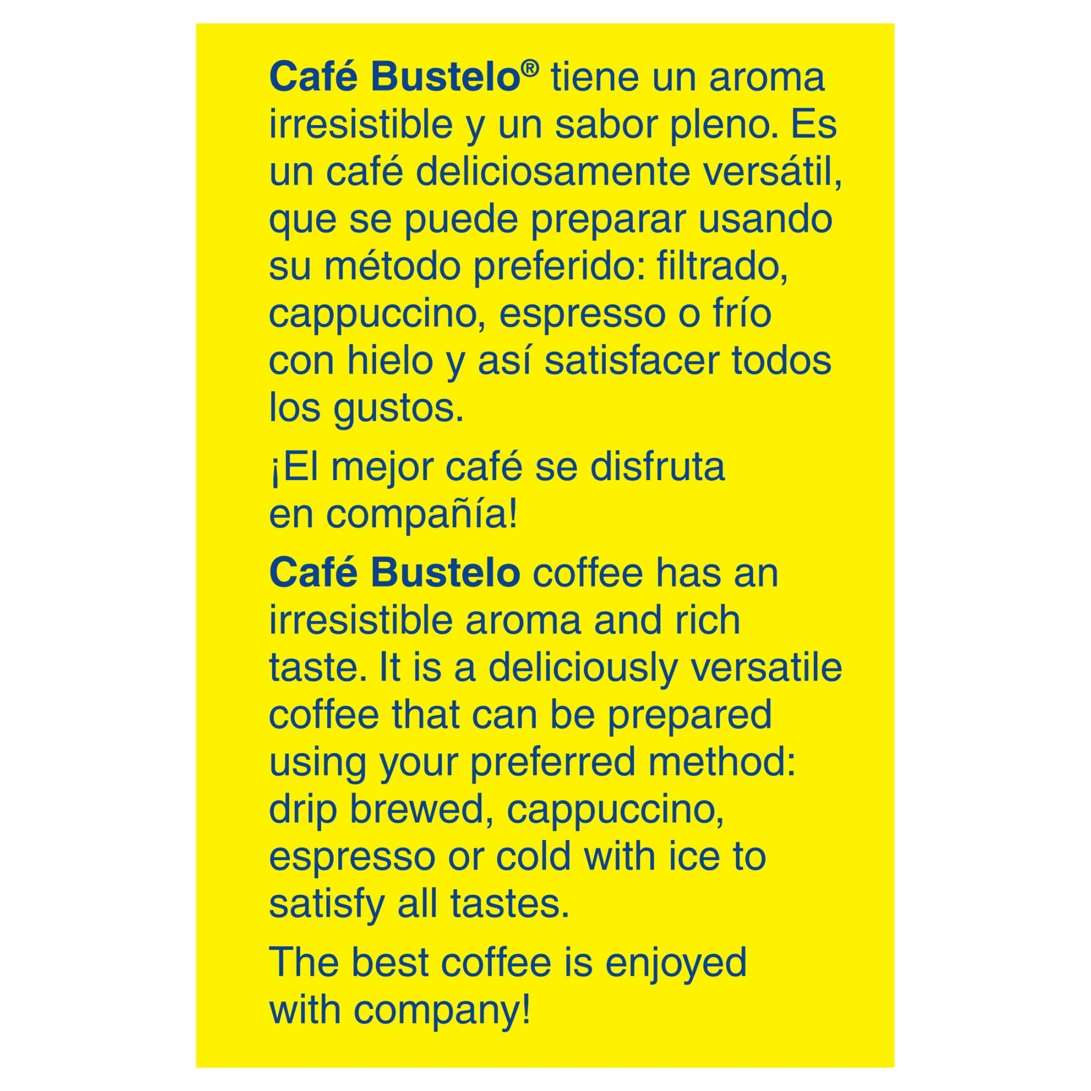 (12 pack) Cafe Bustelo, Espresso Style Dark Roast Ground Coffee — coffee and drinks product, view 9