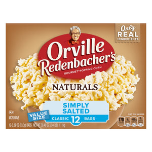 Orville Redenbacher’s Microwave Popcorn Value Size, Naturals Simply Salted Flavor Popcorn — grocery product, view 8