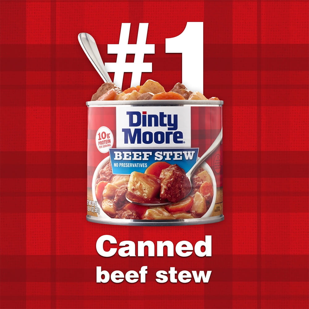 DINTY MOORE Beef Stew, Shelf-Stable, Steel Can 38 oz — grocery product, view 2