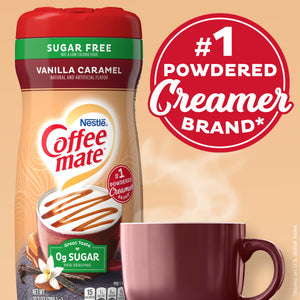 Coffee mate Vanilla Caramel Zero Sugar Powder Coffee Creamer, 10.2 oz — coffee and drinks product, view 6