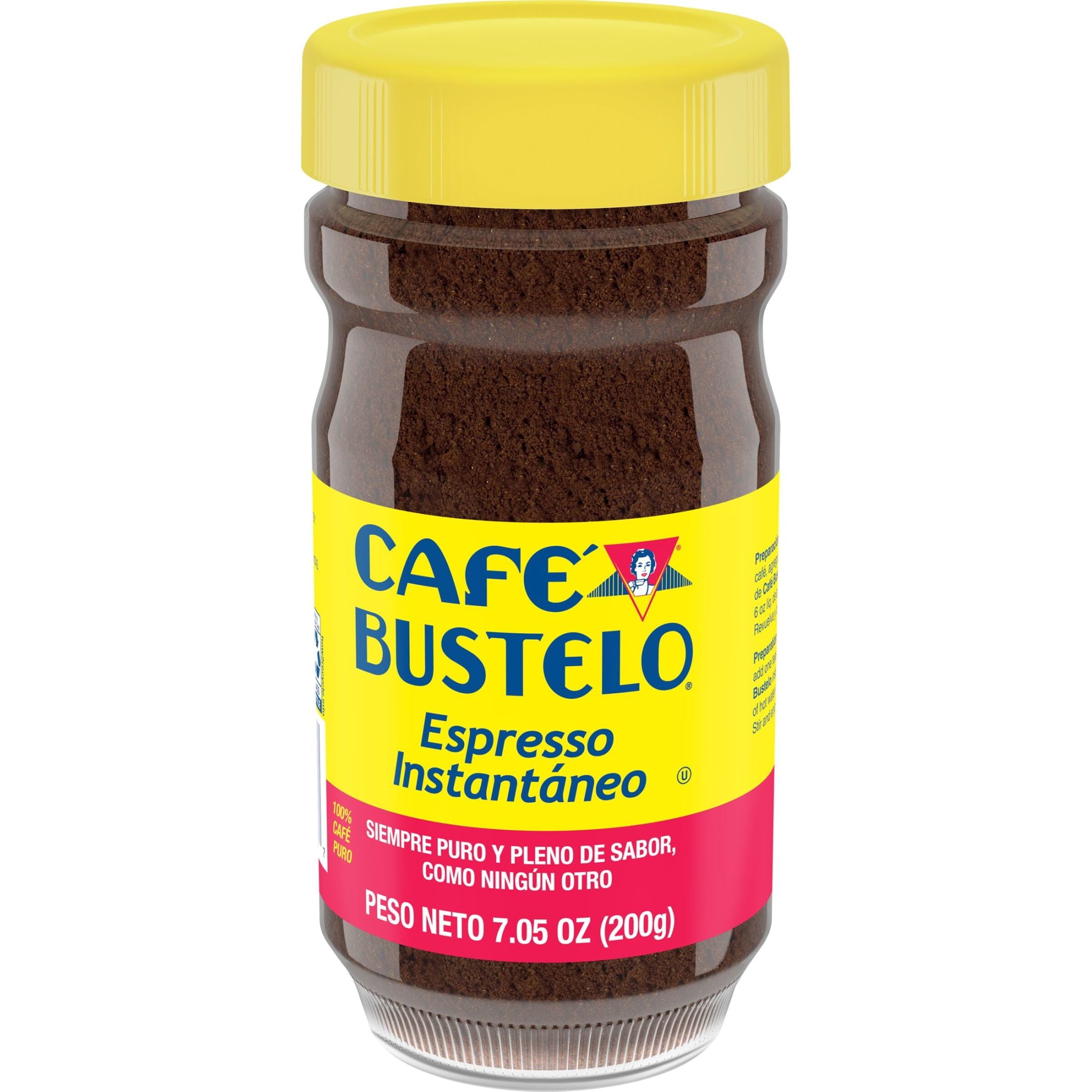 Cafe Bustelo, Espresso Style, Dark Roast Instant Coffee, 7.05 oz Jar — coffee and drinks product, view 5