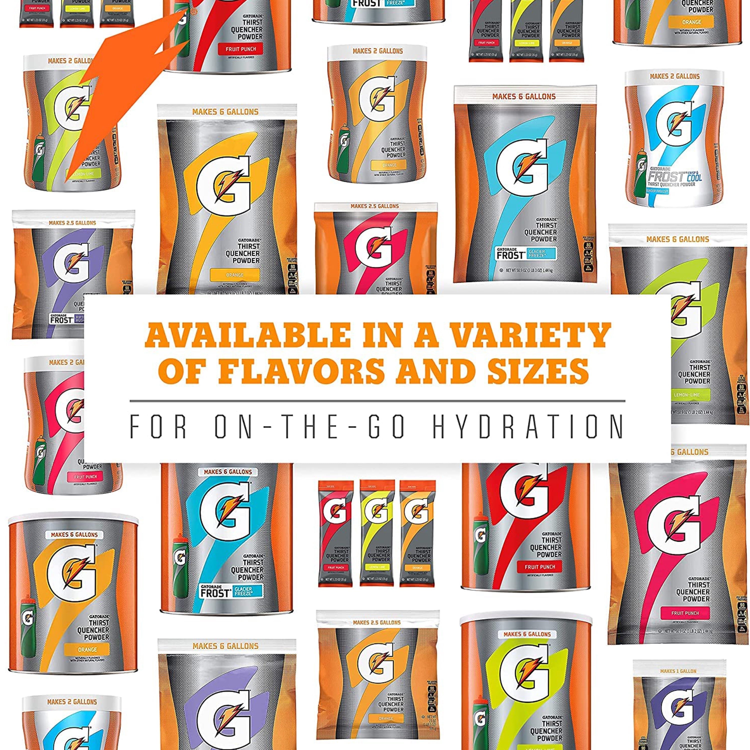 Gatorade Thirst Quencher Fruit Punch, Powdered Energy Drink Mix, 50.9 oz, 1 Count — coffee and drinks product, view 6
