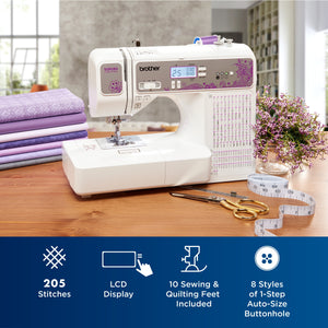 Brother  SQ9285 Computerized Sewing and Quilting Machine with Wide Table - image 3 of 6