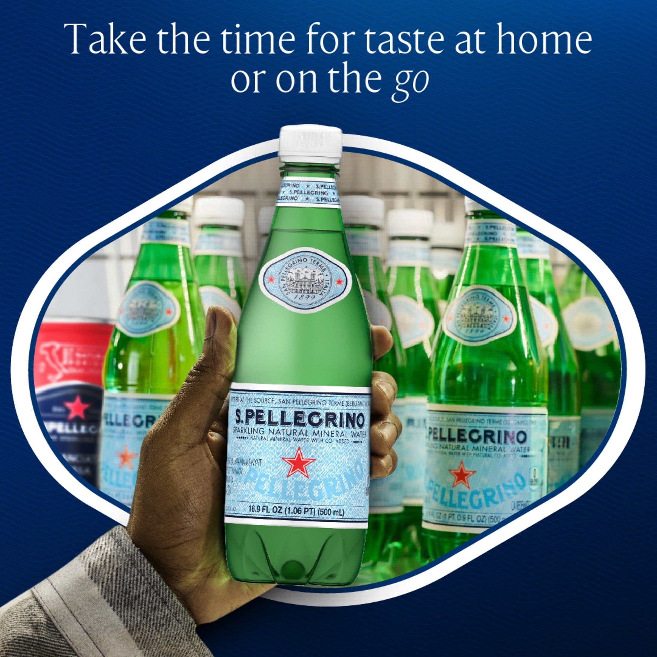 Sanpellegrino S.Pellegrino Sparkling Natural Mineral Water, 16.9 fl oz. — coffee and drinks product, view 2