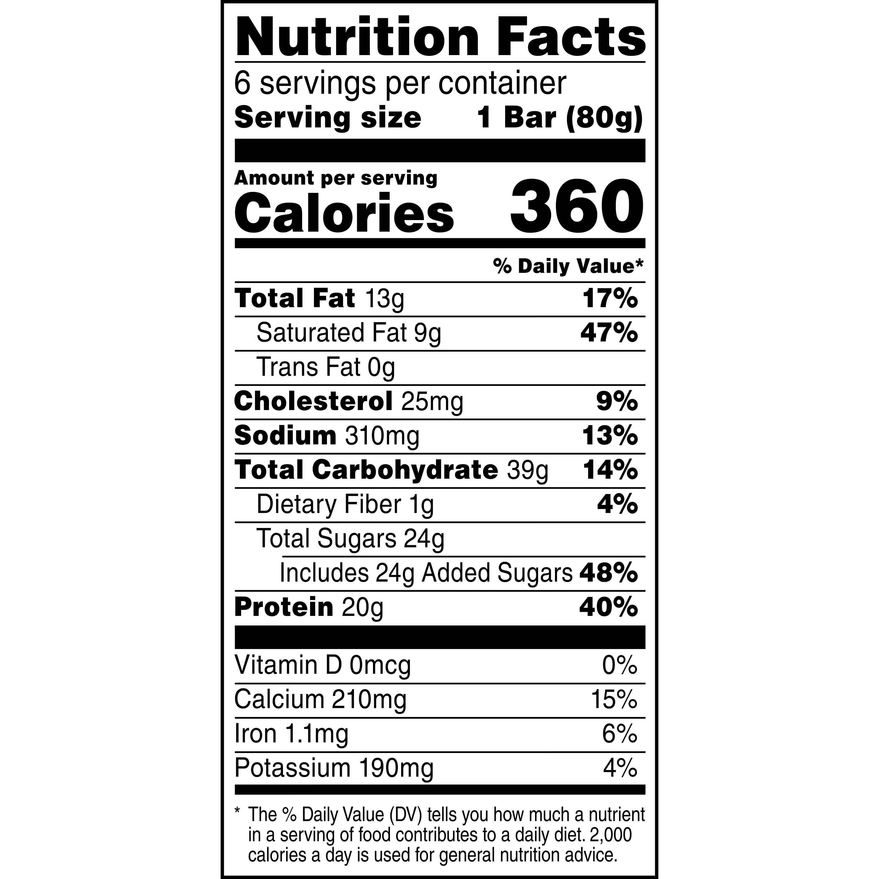 Gatorade Whey Protein Recover Bars, Peanut Butter Chocolate, 6 Ct — coffee and drinks product, view 8