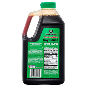 Kikkoman Less Sodium Soy Sauce, 40 oz Bottle — grocery product, view 2