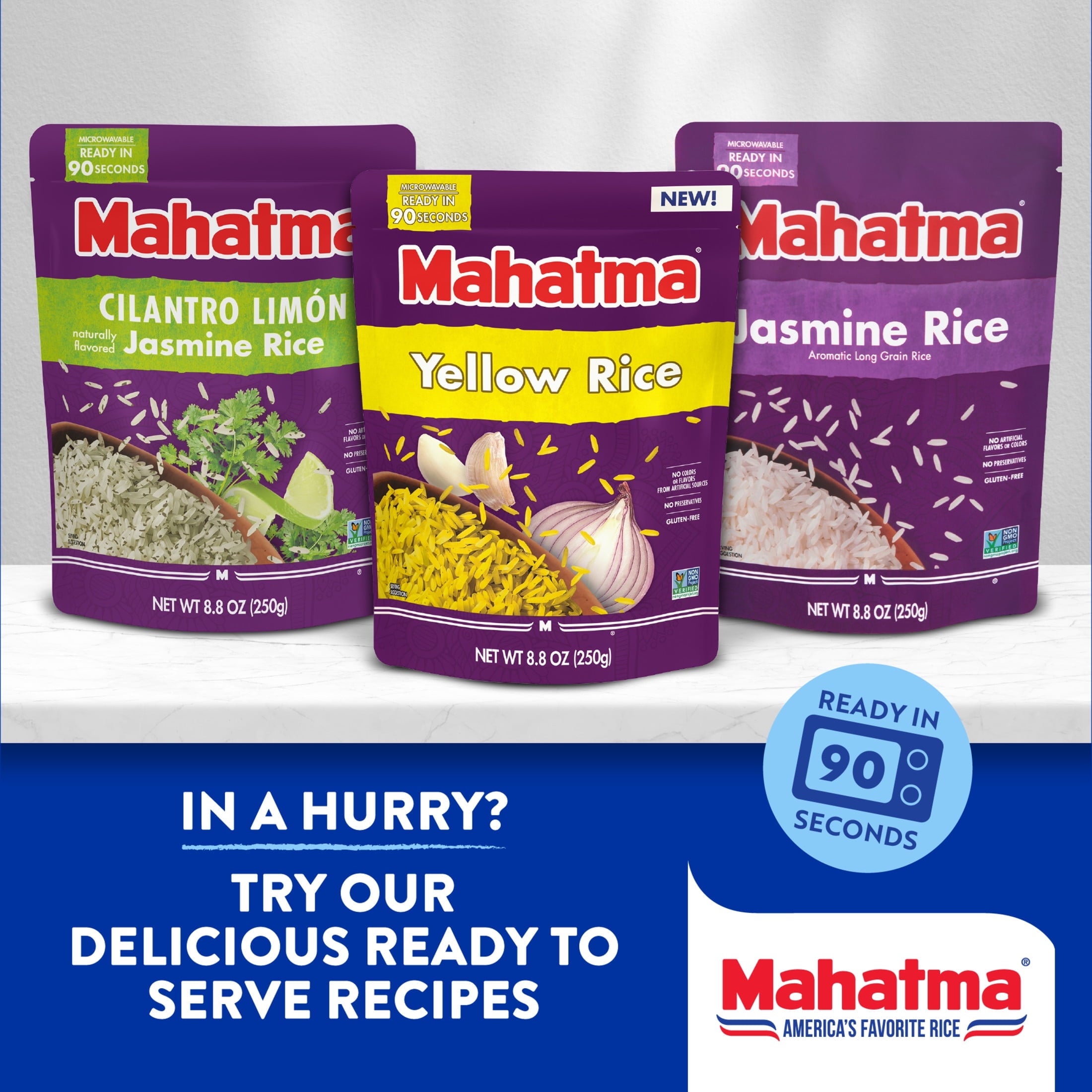 Mahatma Enriched Extra Long Grain White Rice, 20 lb Bag — grocery product, view 7
