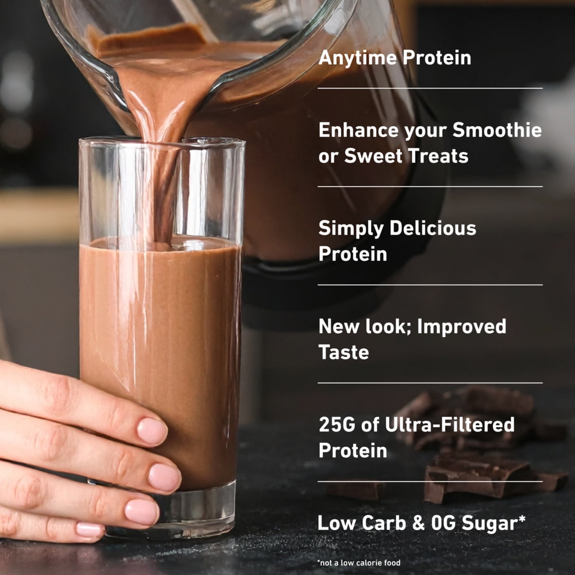 Isopure Low Carb 100% Whey Protein Isolate Chocolate Protein Powder, 25g, 14 Servings — sports nutrition product, view 4