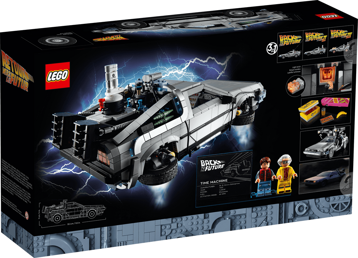 LEGO Icons Back to the Future Time Machine 10300 - image 5 of 6