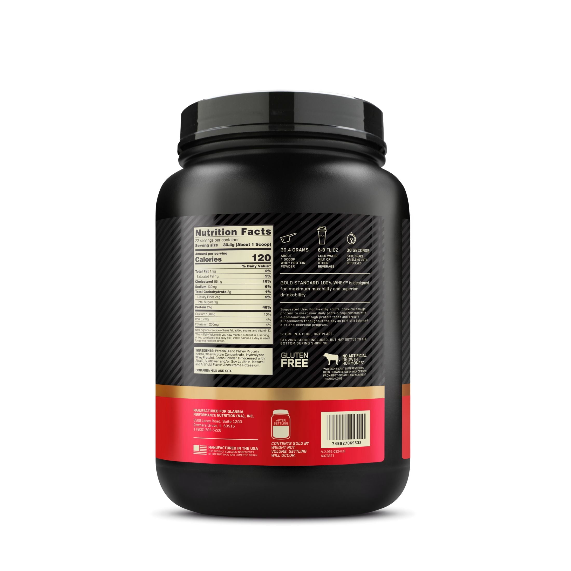 Optimum Nutrition, Gold Standard 100% Whey Protein Powder — sports nutrition product, view 11