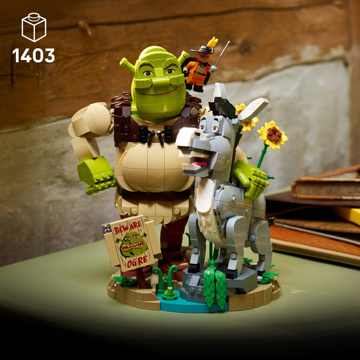 LEGO Shrek: Shrek, Donkey & Puss in Boots - Building Set for Adults, Ages 18+ - Movie Memorabilia - image 3 of 6