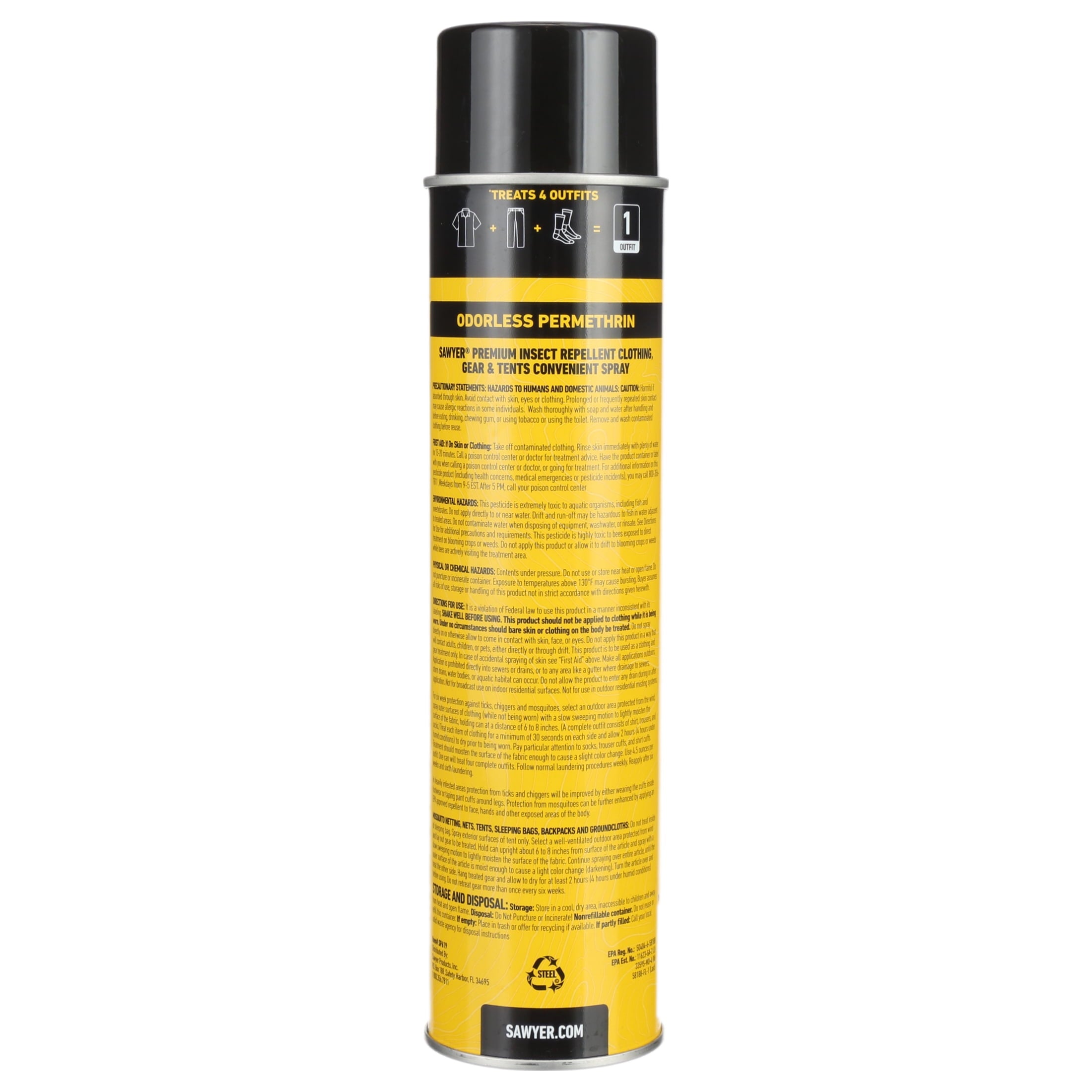 Sawyer Products Premium Permethrin Insect Repellent Aerosol Spray — home and garden product, view 5
