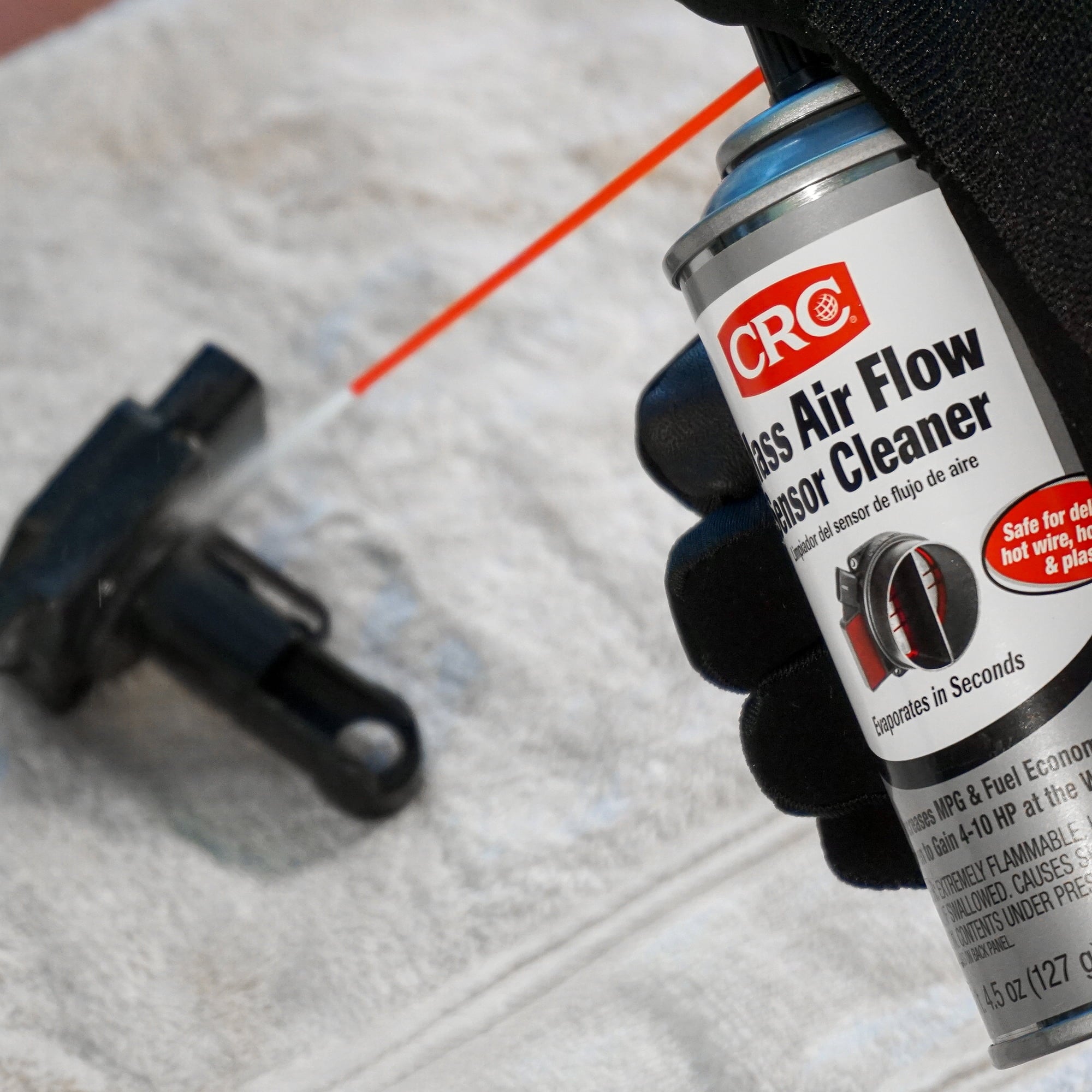 CRC Mass Air Flow & Throttle Body Single-Use Cleaner Twin Pack Kit — automotive product, view 6